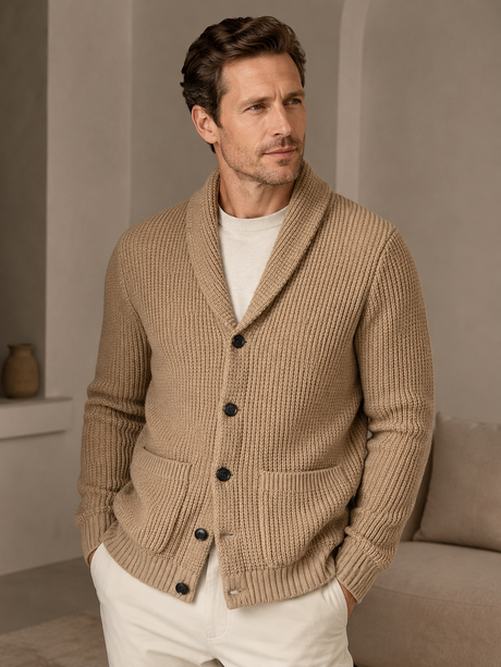 Shawl Collar Cardigan
