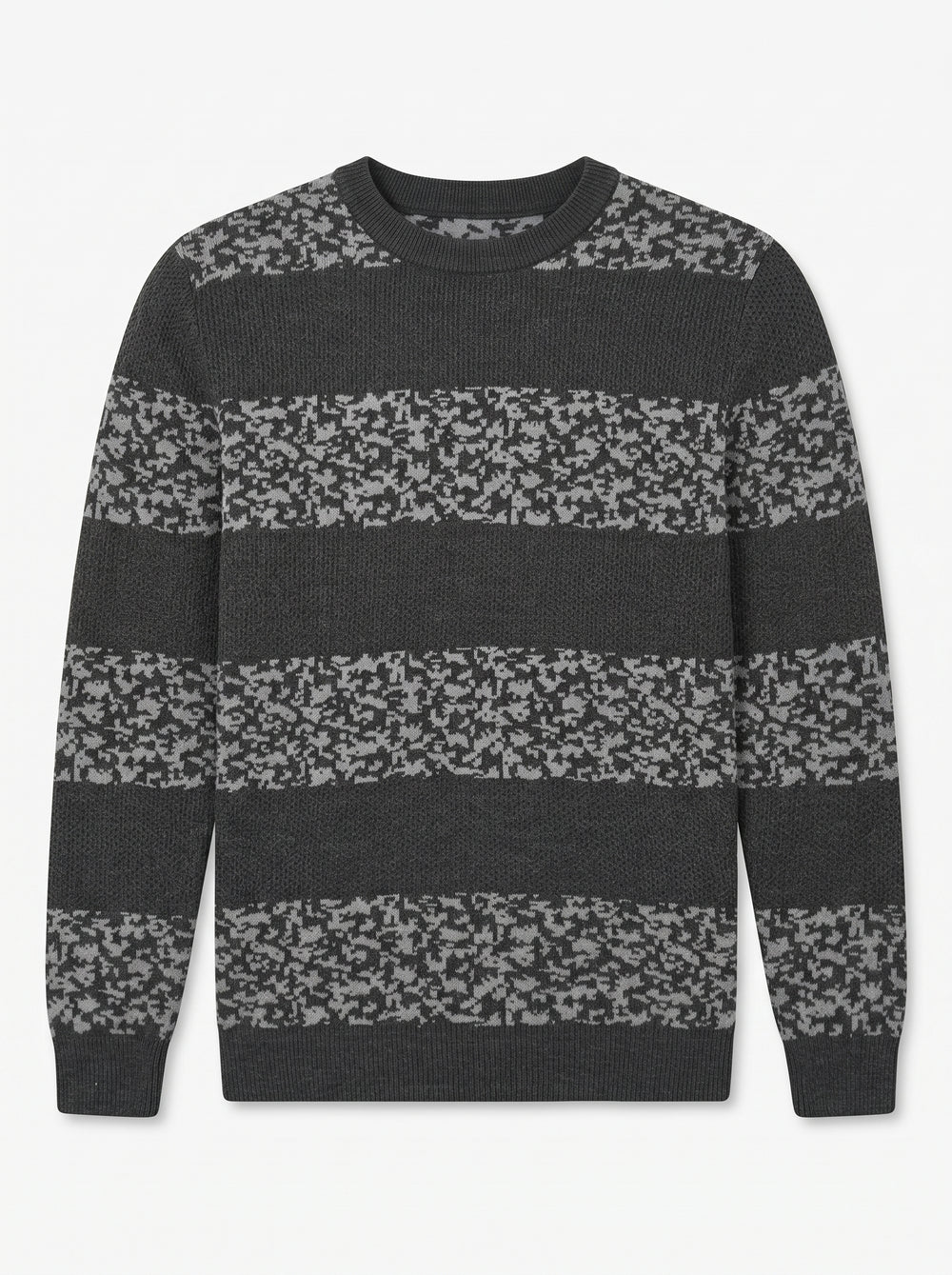 ZHILIFS | Men's Dark Grey Crew Neck Pullover — Dark Grey
