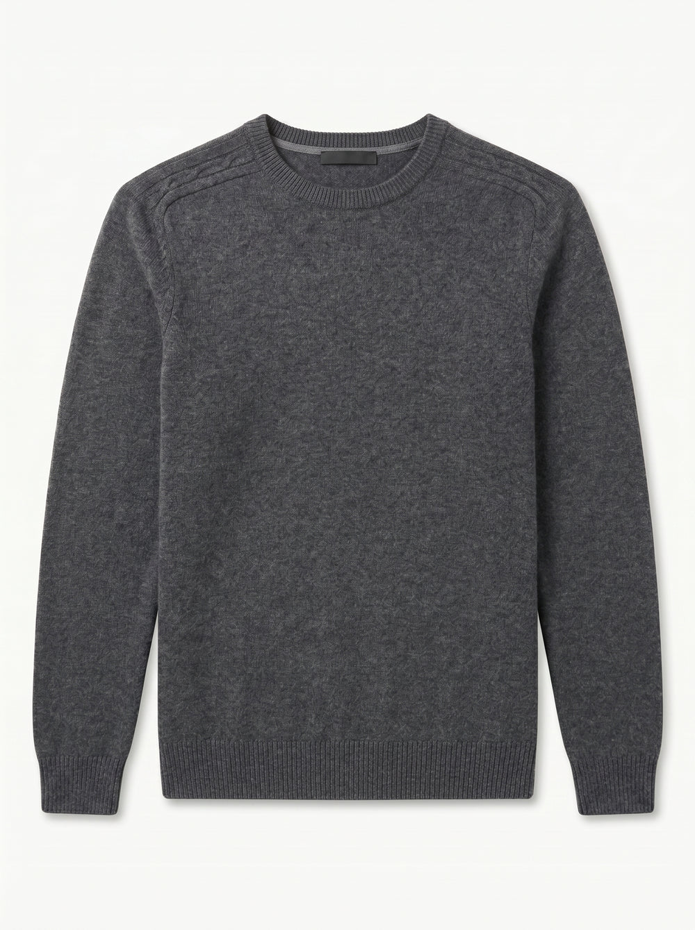 ZHILIFS | Men's Crew Neck Pullover — Dark grey