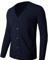 V-Neck Button Cardigan