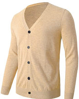 V-Neck Button Cardigan