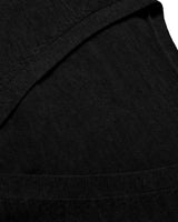 V-Neck Knit Cardigan — Black