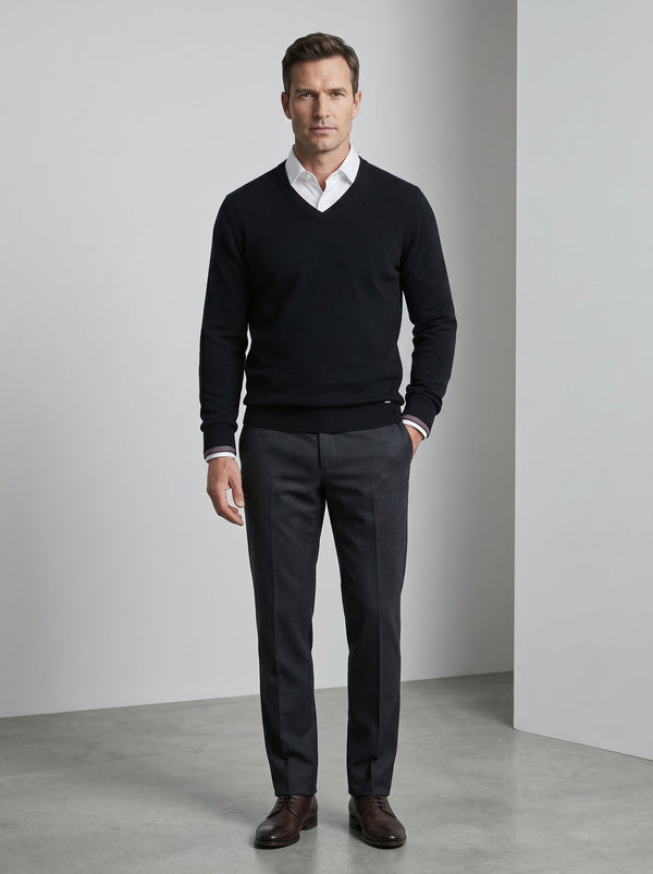 Men's V-Neck Cashmere Sweater