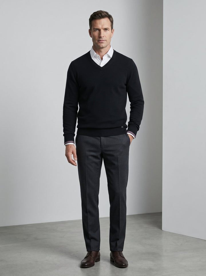 Men's V-Neck Cashmere Sweater candidate collection image