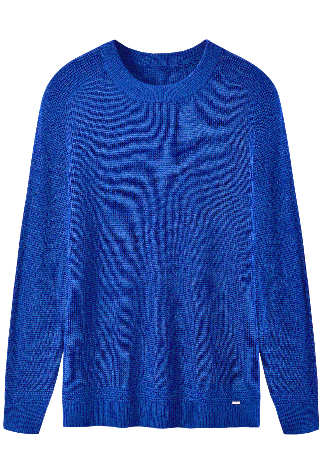 Raglan Crew Neck Sweater — Blue