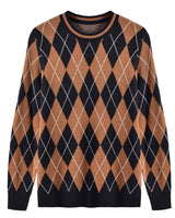 Checkered Crew Neck Sweater