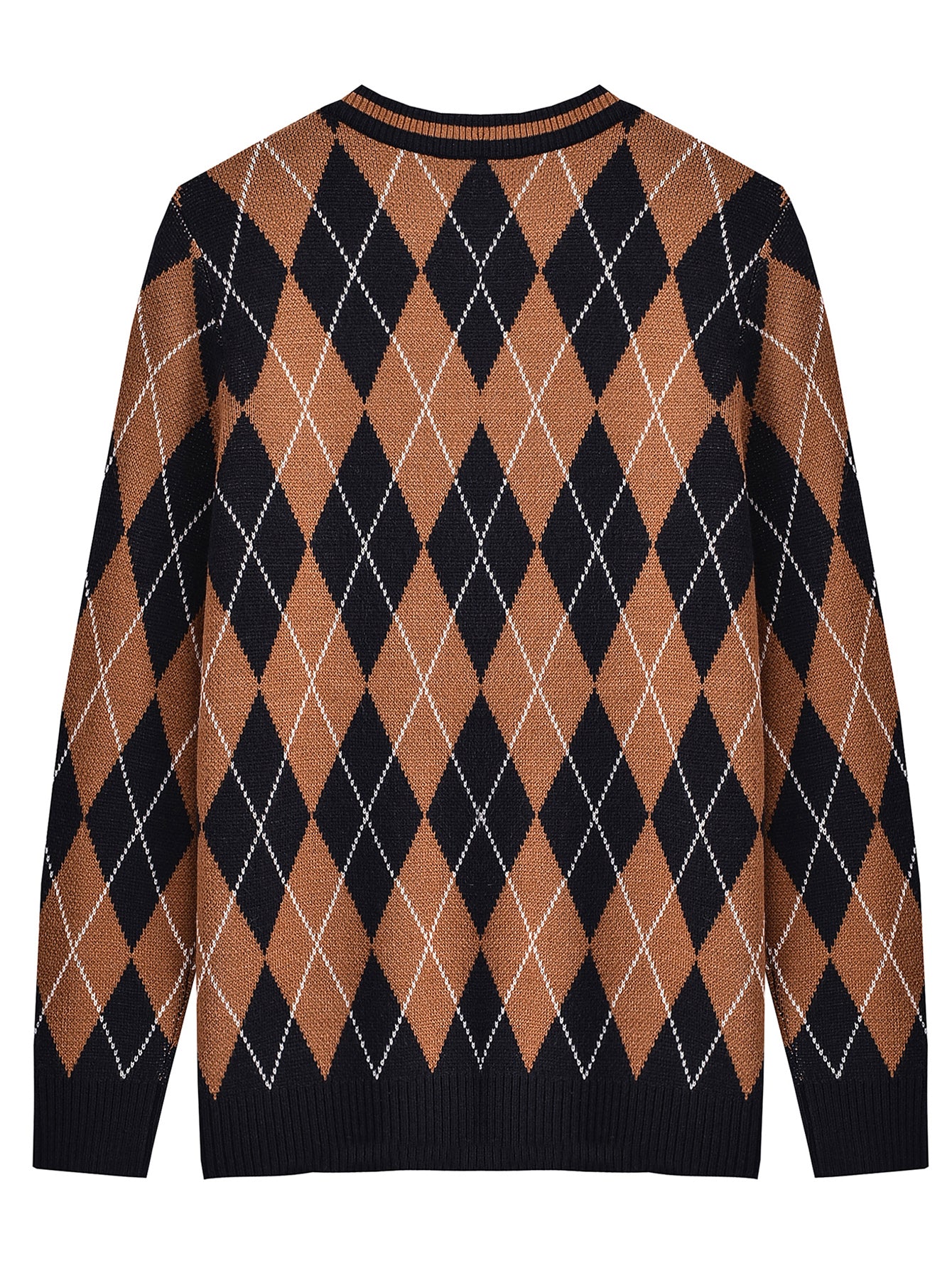Checkered Crew Neck Sweater