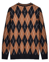 Checkered Crew Neck Sweater