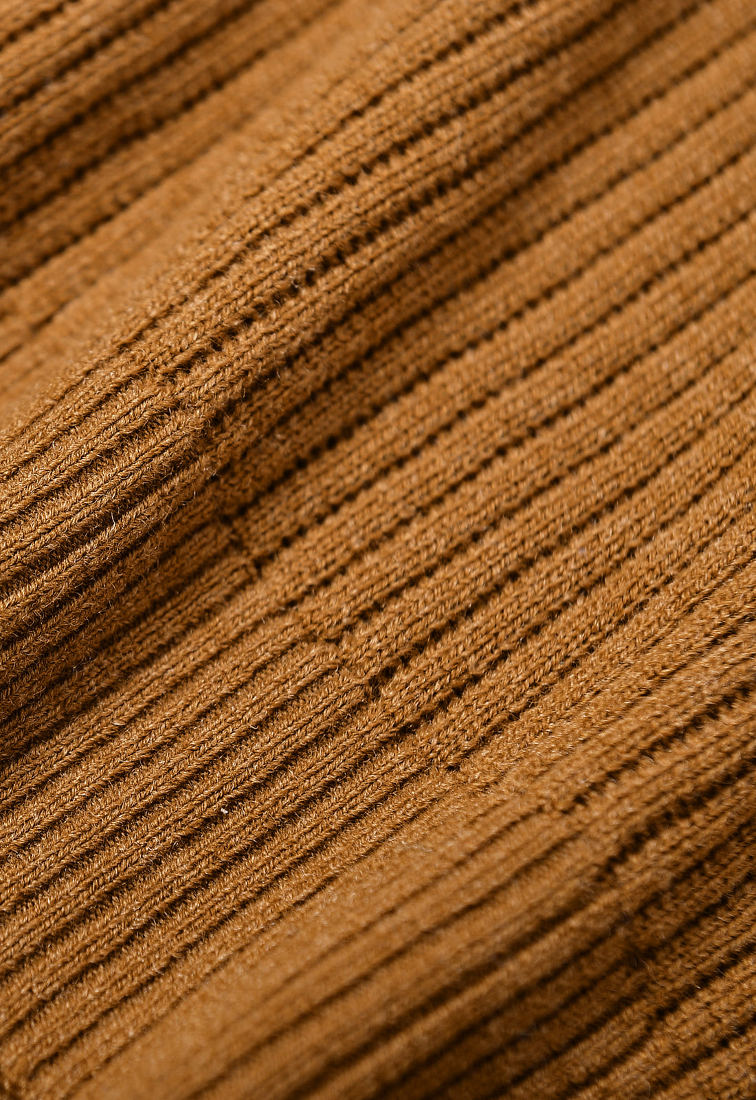 Shawl Collar Cable Knit Pullover — Brown