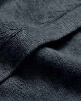V-Neck Knit Cardigan — Dark grey