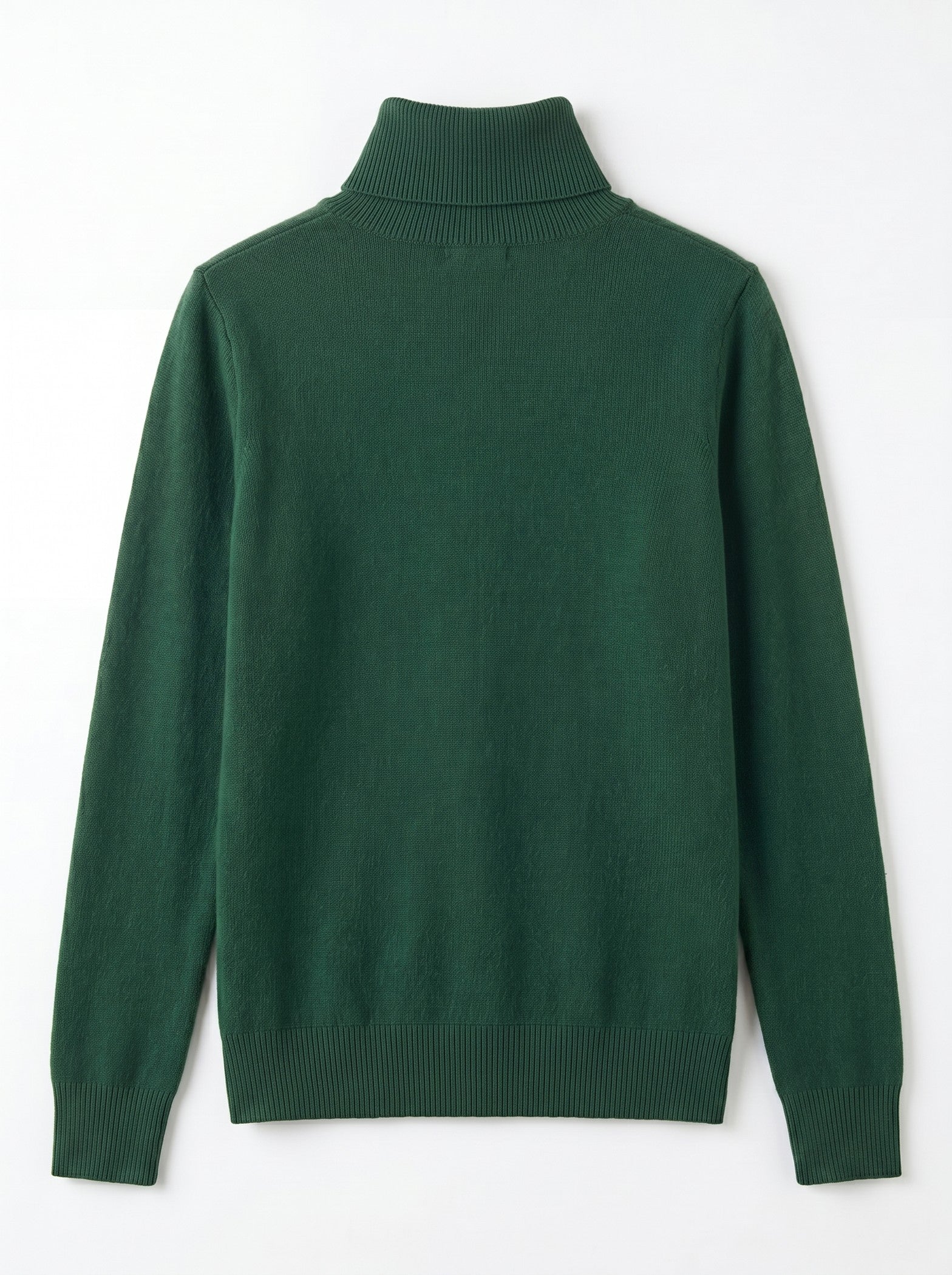 Classic Turtleneck Cashmere Sweater — Green