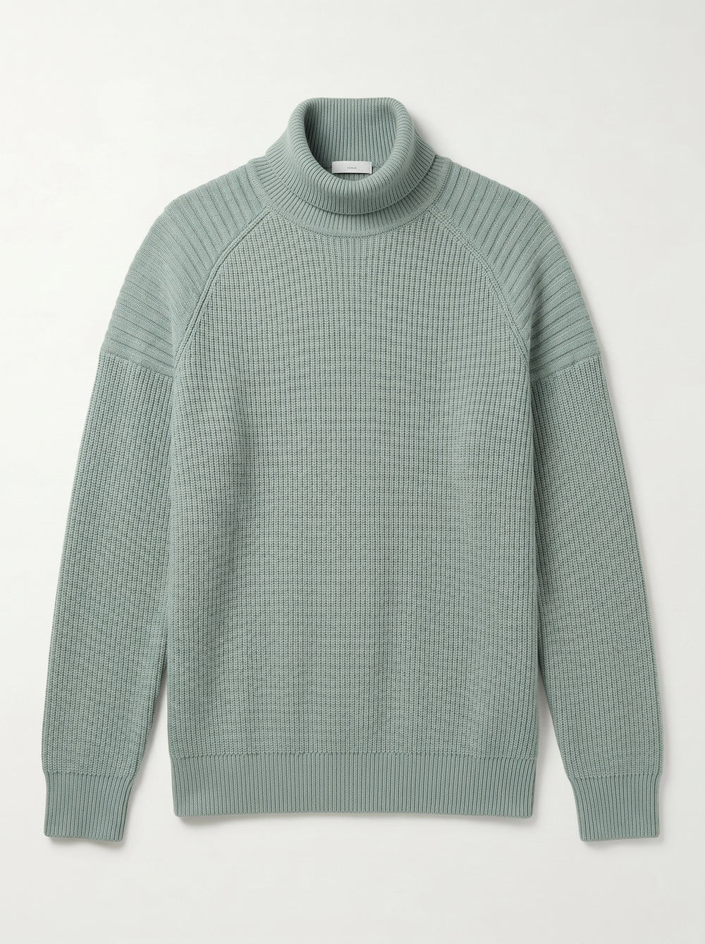Men's Wool Turtleneck Pullover — Green