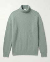 Men's Wool Turtleneck Pullover — Green