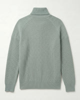 Men's Wool Turtleneck Pullover — Green