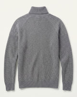 Men's Wool Turtleneck Pullover — Grey
