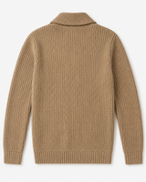 Shawl Collar Cardigan — Apricot