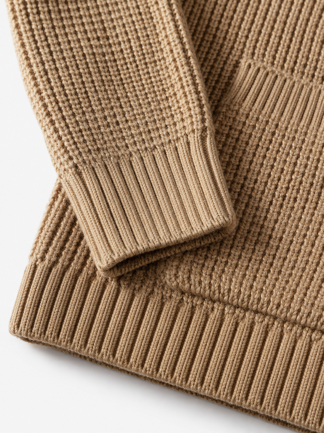 Shawl Collar Cardigan — Apricot