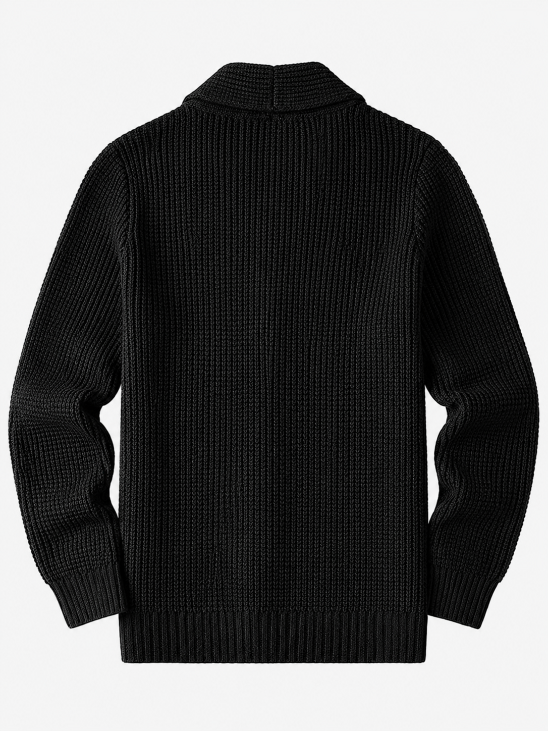 Shawl Collar Cardigan — Black