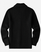 Shawl Collar Cardigan — Black