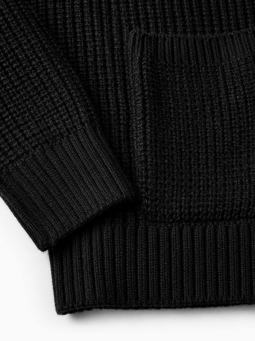 Shawl Collar Cardigan — Black