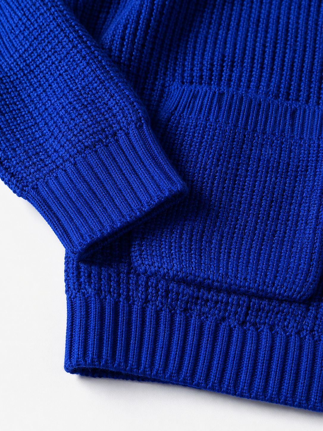 Shawl Collar Cardigan — Blue