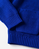Shawl Collar Cardigan — Blue