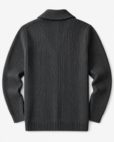 Shawl Collar Cardigan — Dark Grey