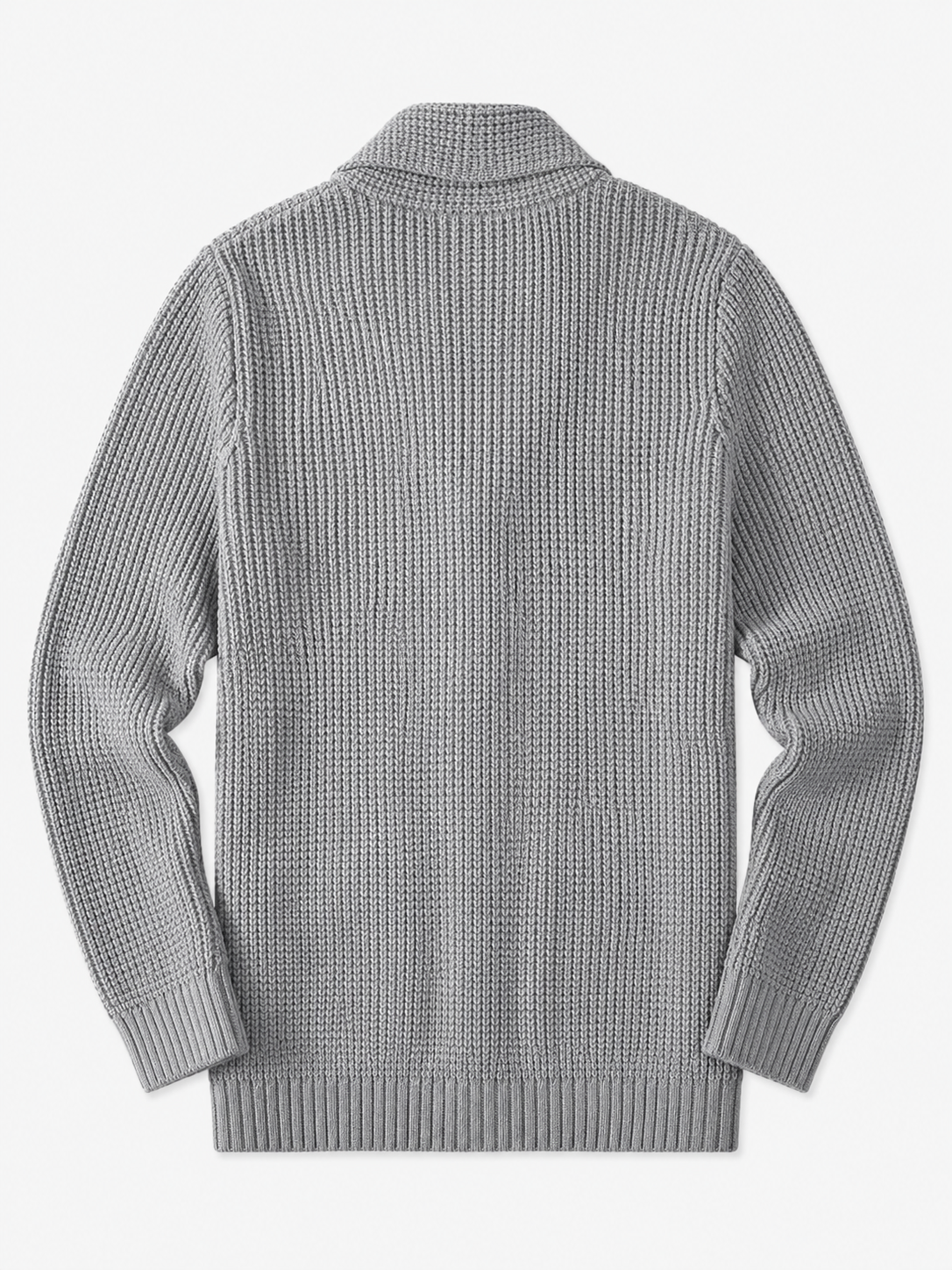 Shawl Collar Cardigan — Grey