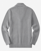 Shawl Collar Cardigan — Grey