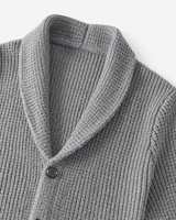 Shawl Collar Cardigan — Grey
