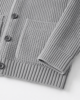 Shawl Collar Cardigan — Grey