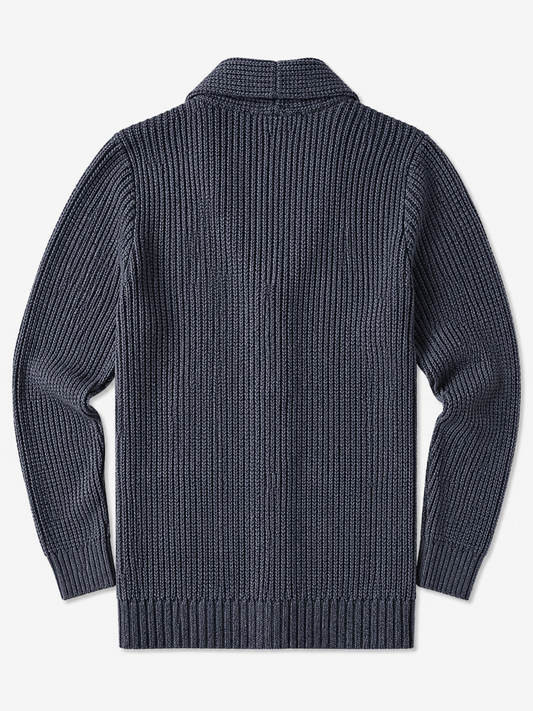Shawl Collar Cardigan — Navy