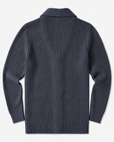 Shawl Collar Cardigan — Navy