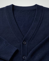 V-Neck Knit Sweater Vest — Navy