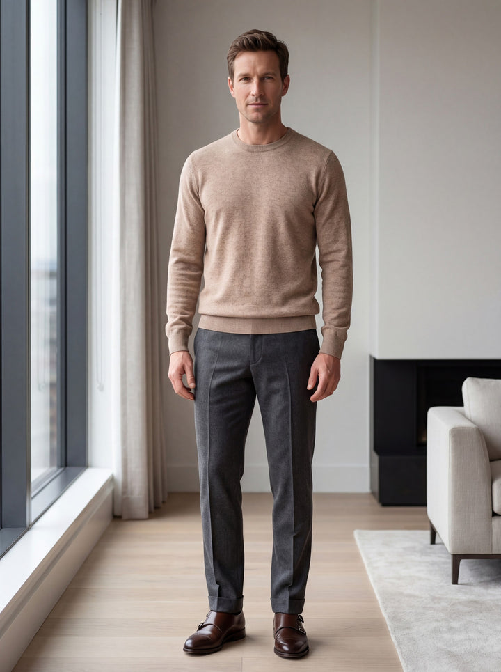 Solid Crew Neck Sweater candidate collection image
