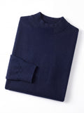 Solid Turtleneck Sweater