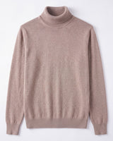 Slim Fit Turtleneck Sweater — Brown