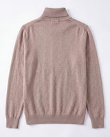 Slim Fit Turtleneck Sweater — Brown