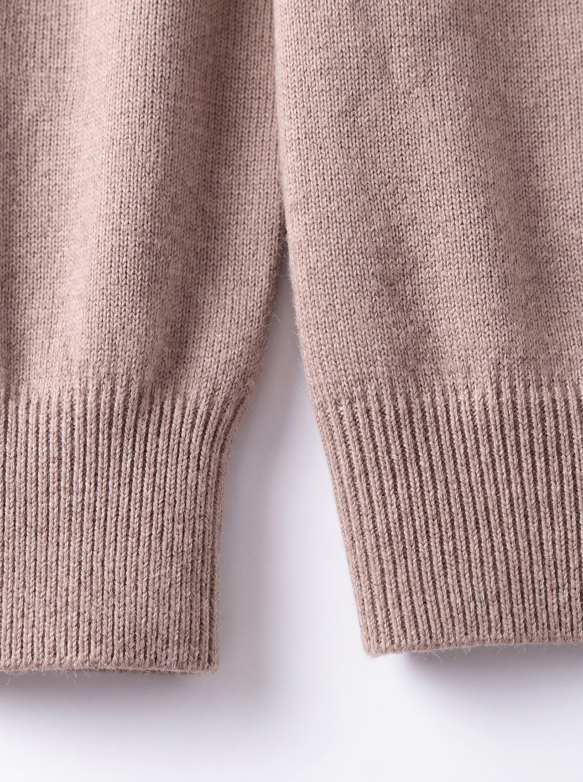 Slim Fit Turtleneck Sweater — Brown
