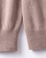 Slim Fit Turtleneck Sweater — Brown