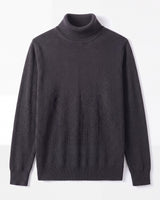 Slim Fit Turtleneck Sweater — Dark grey