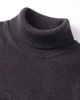 Slim Fit Turtleneck Sweater — Dark grey