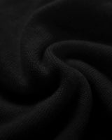Heavy Gauge Turtleneck Wool Sweater — Black