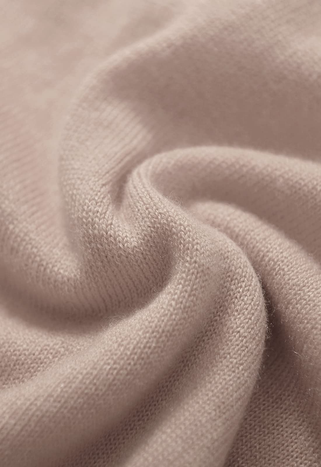 Heavy Gauge Turtleneck Wool Sweater — Brown