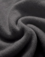 Heavy Gauge Turtleneck Wool Sweater — Dark Grey
