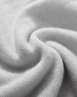 Heavy Gauge Turtleneck Wool Sweater — Light Grey