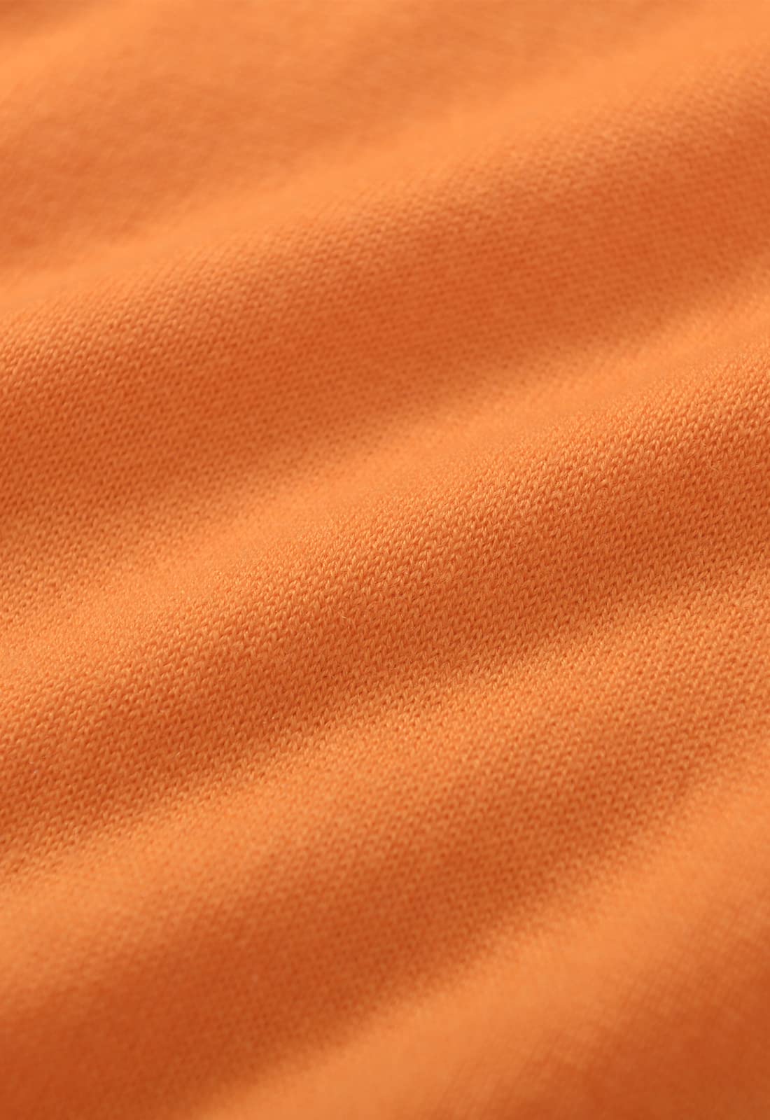 Heavy Gauge Turtleneck Wool Sweater — Orange