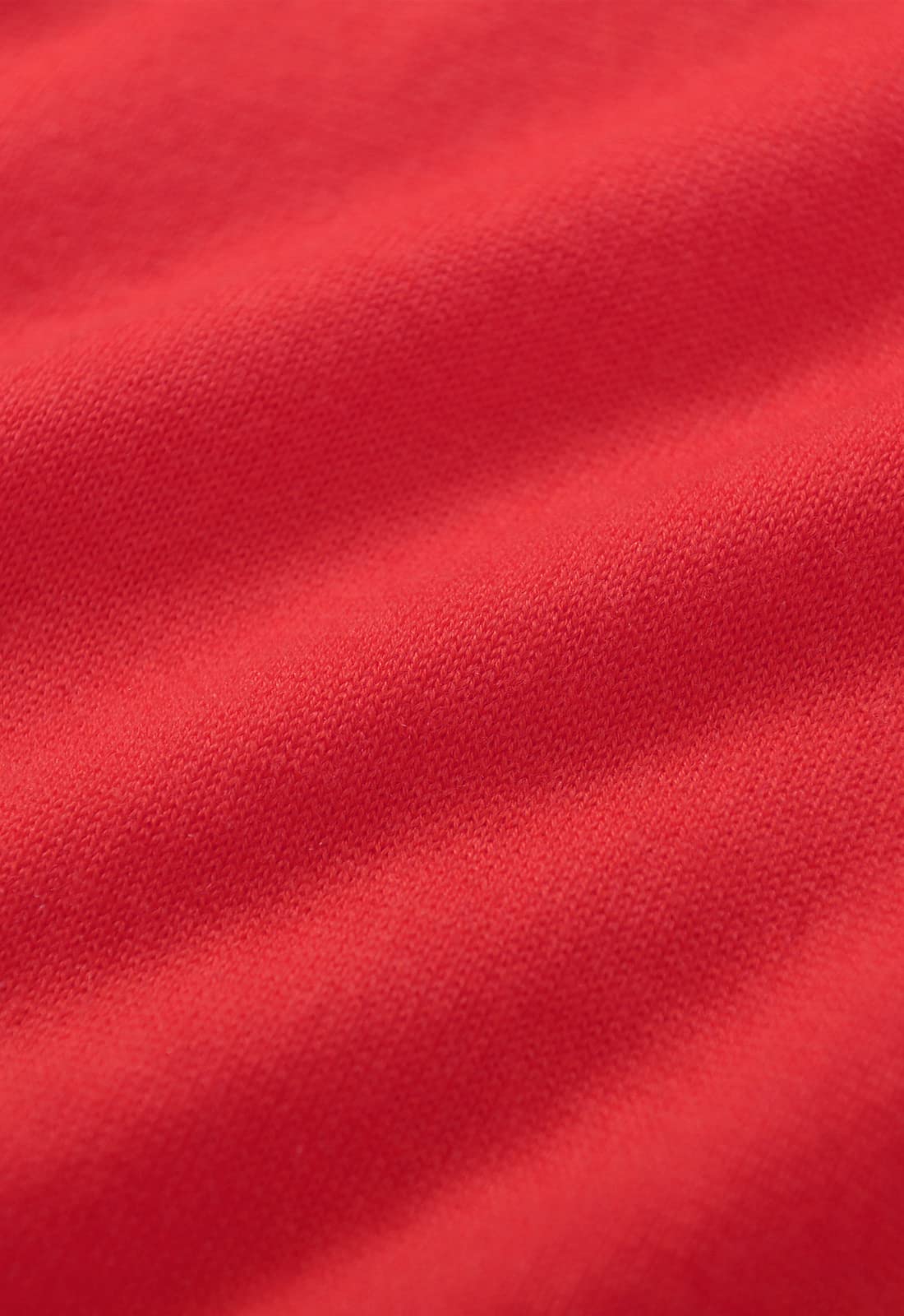 Heavy Gauge Turtleneck Wool Sweater — Red