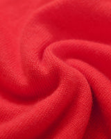 Heavy Gauge Turtleneck Wool Sweater — Red