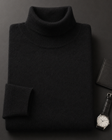 ZHILIFS men's Black crew neck sweater, image 01
